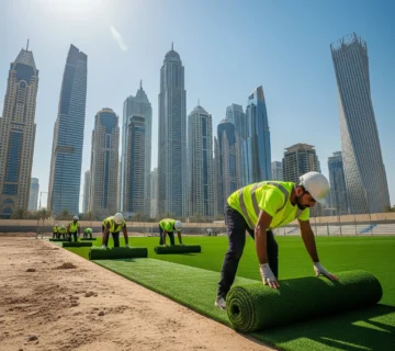 تركيب عشب ملاعب دبي